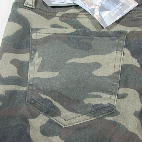 Hydraulic womens camo Murray ankle skinny stretch jeans 8 - Picture 8 of 9